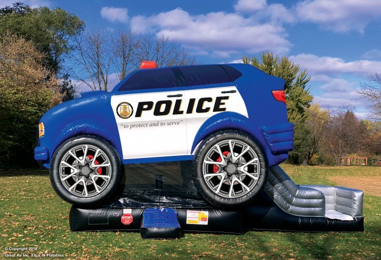 Police Cruiser Combo Arkansas Bounce Inflatables Fortsmith, Arkansas
