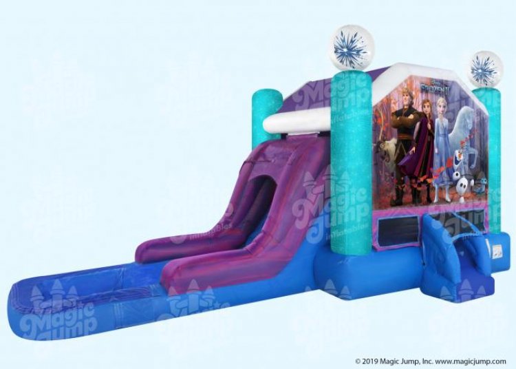 frozen inflatable pool